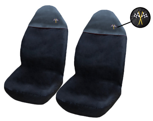 Black car seat covers - black,