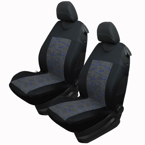 Blue front car seat - front,
